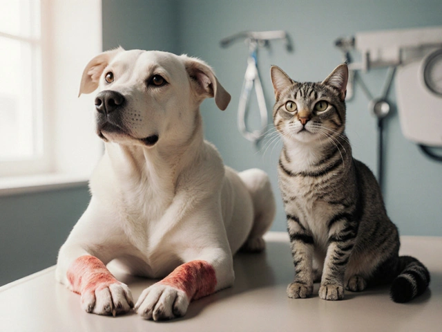 Dermatitis de contacto en mascotas: síntomas, causas y tratamientos
