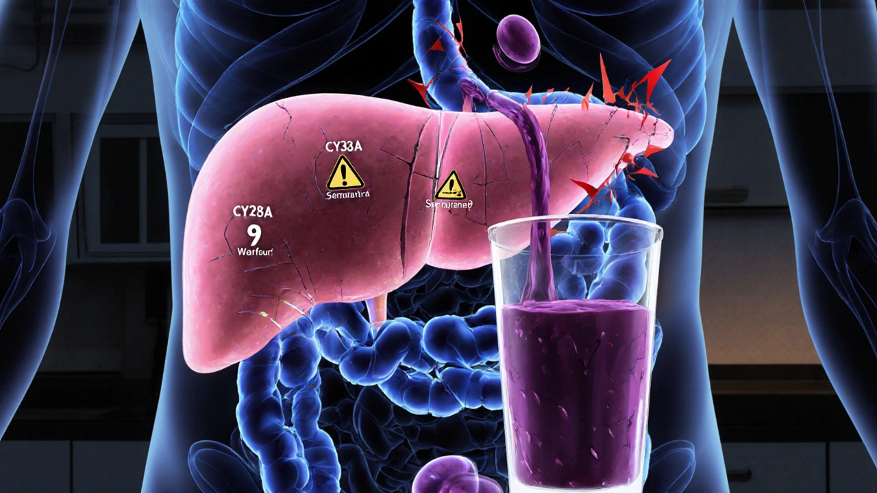 Interacciones CYP450: Uvas de la pasión, warfarina y ISRS