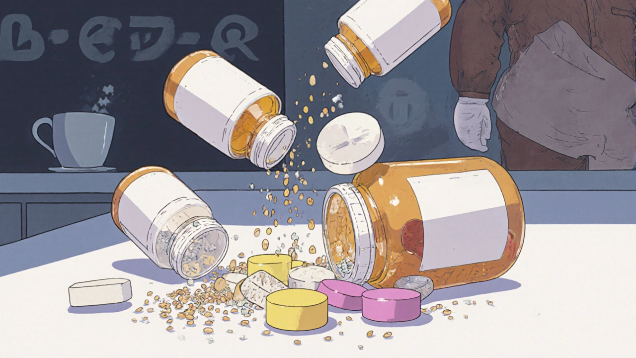 Interacciones entre ingredientes inactivos en combinaciones de medicamentos genéricos