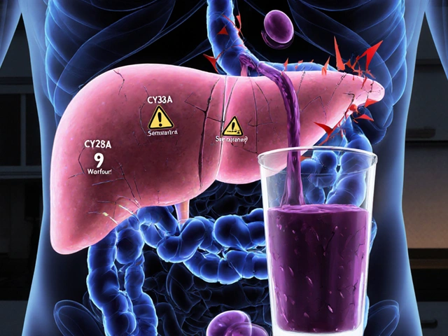 Interacciones CYP450: Uvas de la pasión, warfarina y ISRS