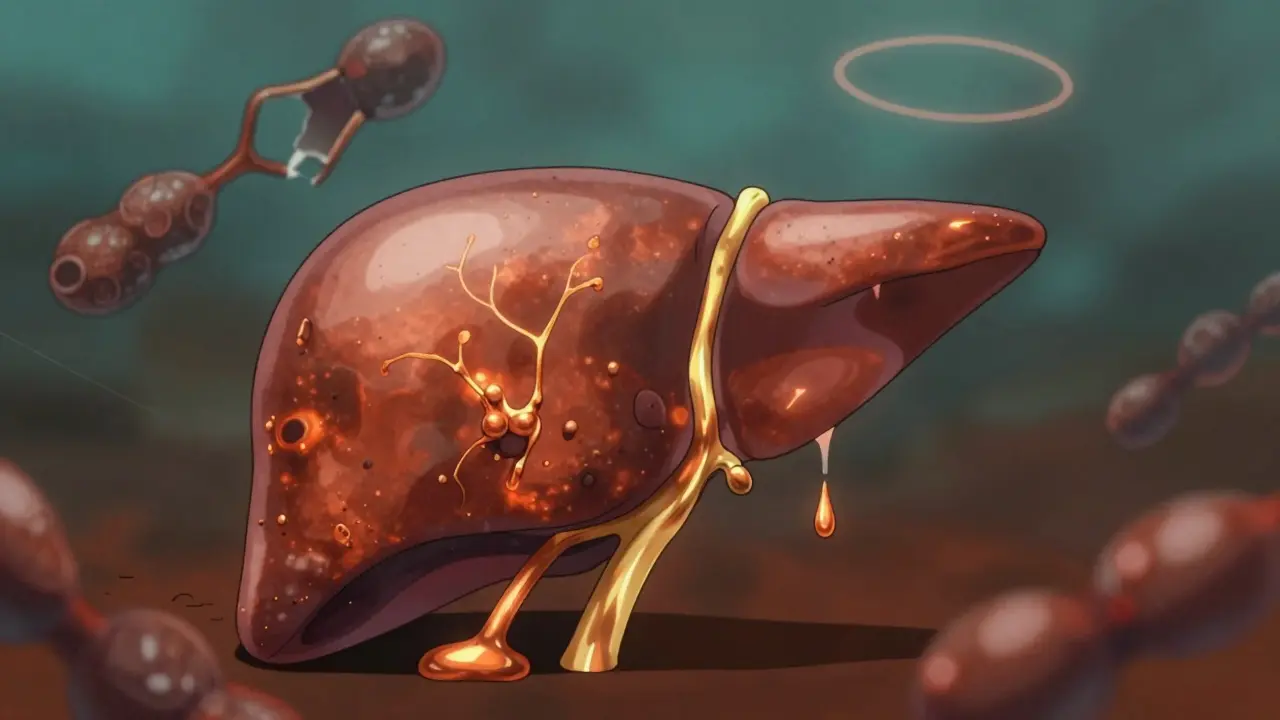 Enfermedad de Wilson: Acumulación de Cobre y Terapia de Quelación