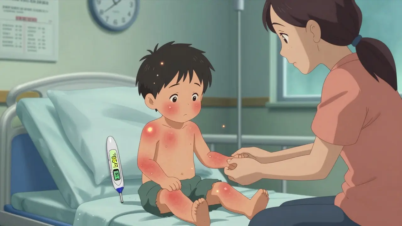 Reacciones Tipo Síndrome de Suero por Antibióticos: Hipersensibilidad Retrasada