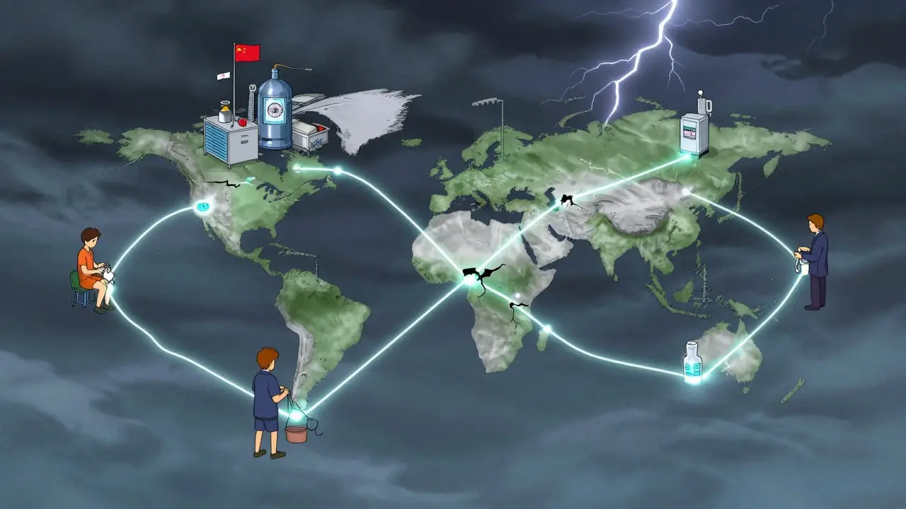 Cadena de suministro global con grietas, mientras Vietnam y Camboya añaden nuevas vías alternativas.